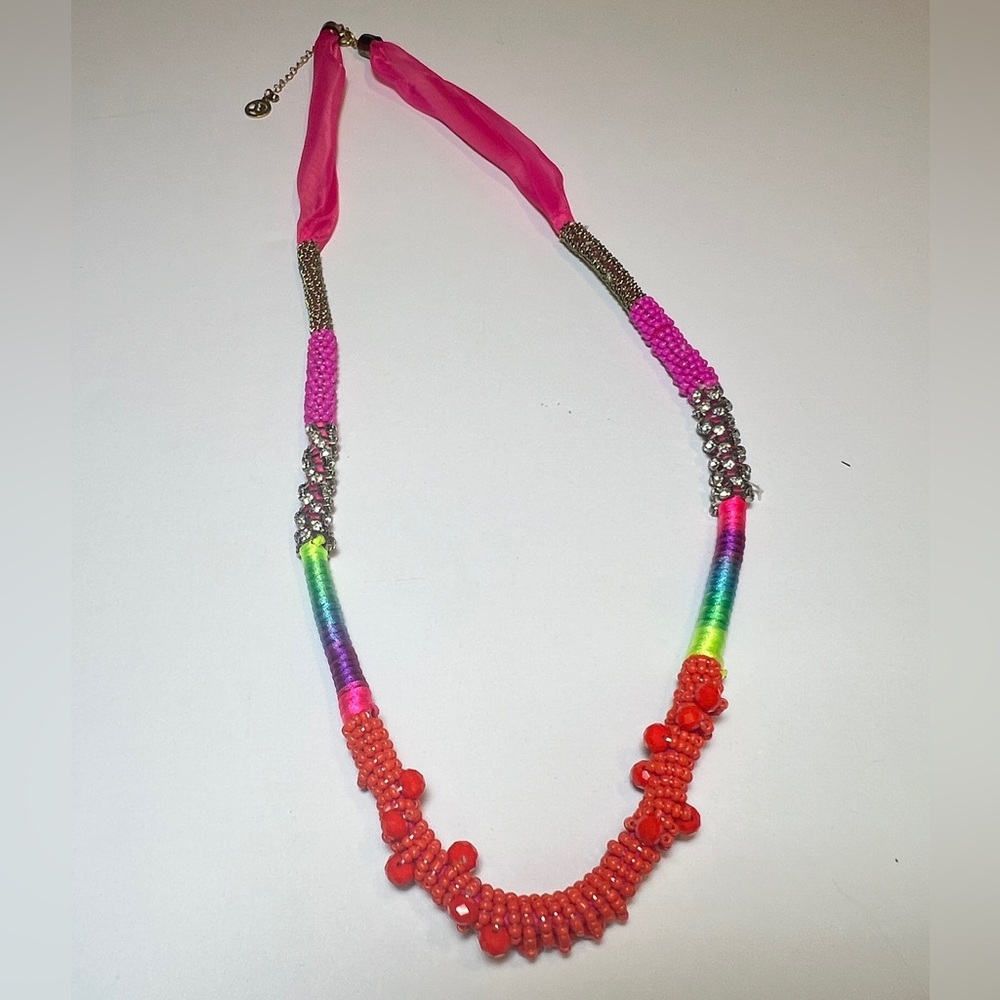 Fun costume jewelry multicolor necklace